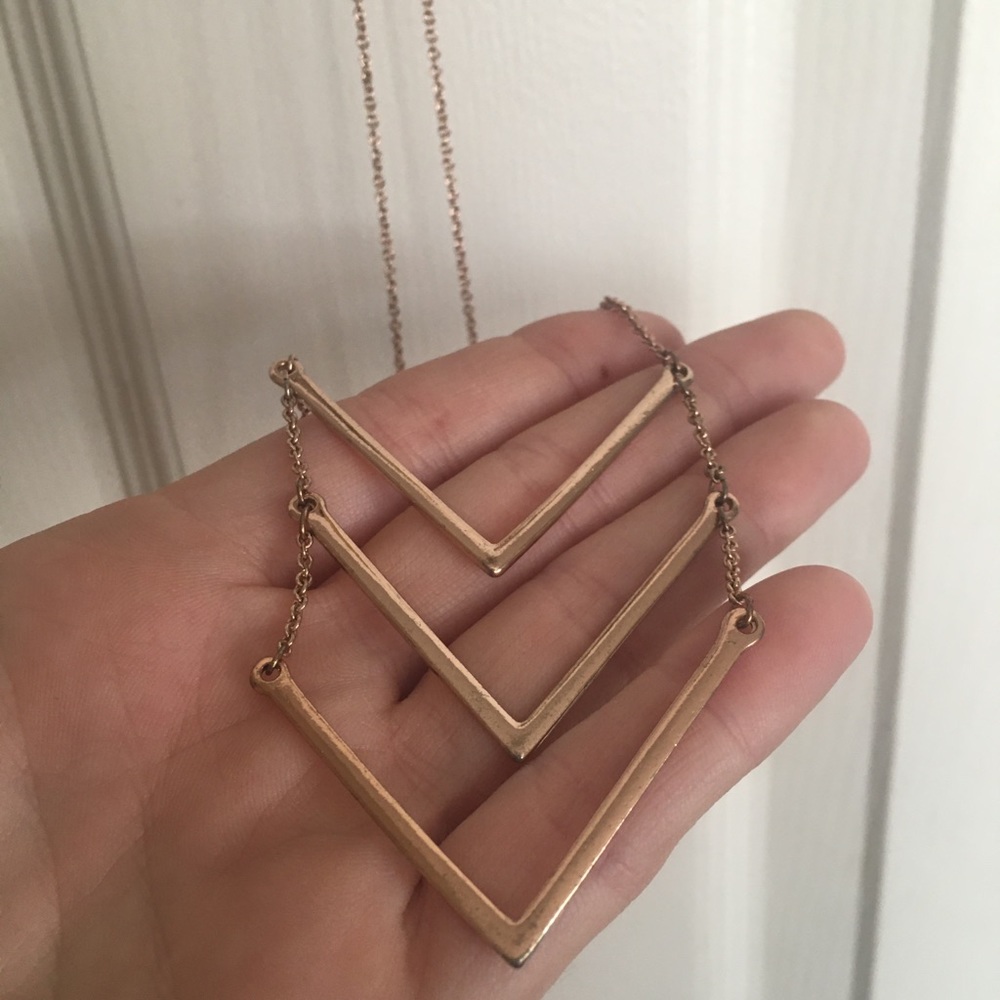 Rose gold necklace